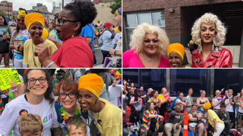 Ilhan Omar Accused of Hypocrisy for Marching at Minnesota Pride