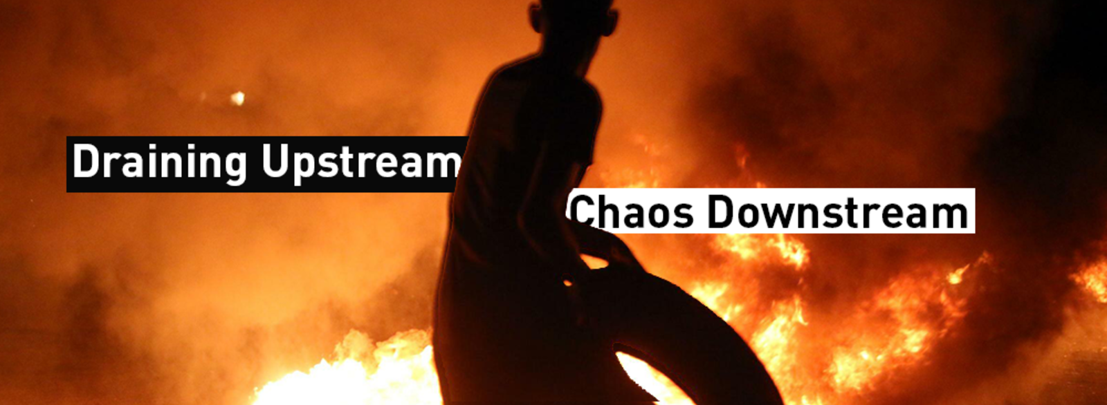 banner image, iraq, basra, chaos, water, conflict