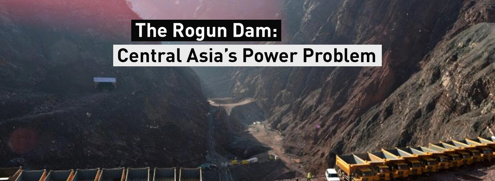 The Rogun Dam in Tajikistan (AFP/FILE, edited by Rami Khoury/Al Bawaba) banner image