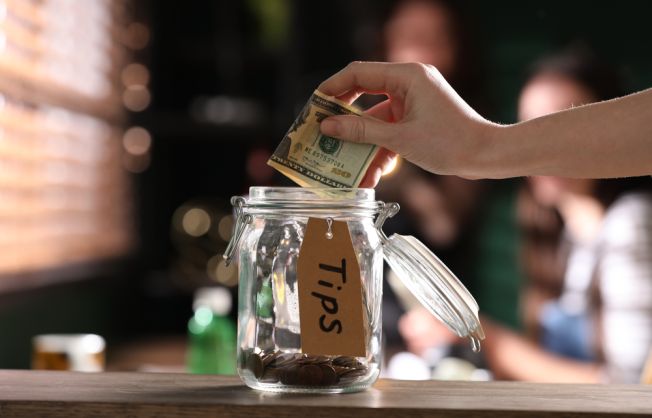 Tip jar